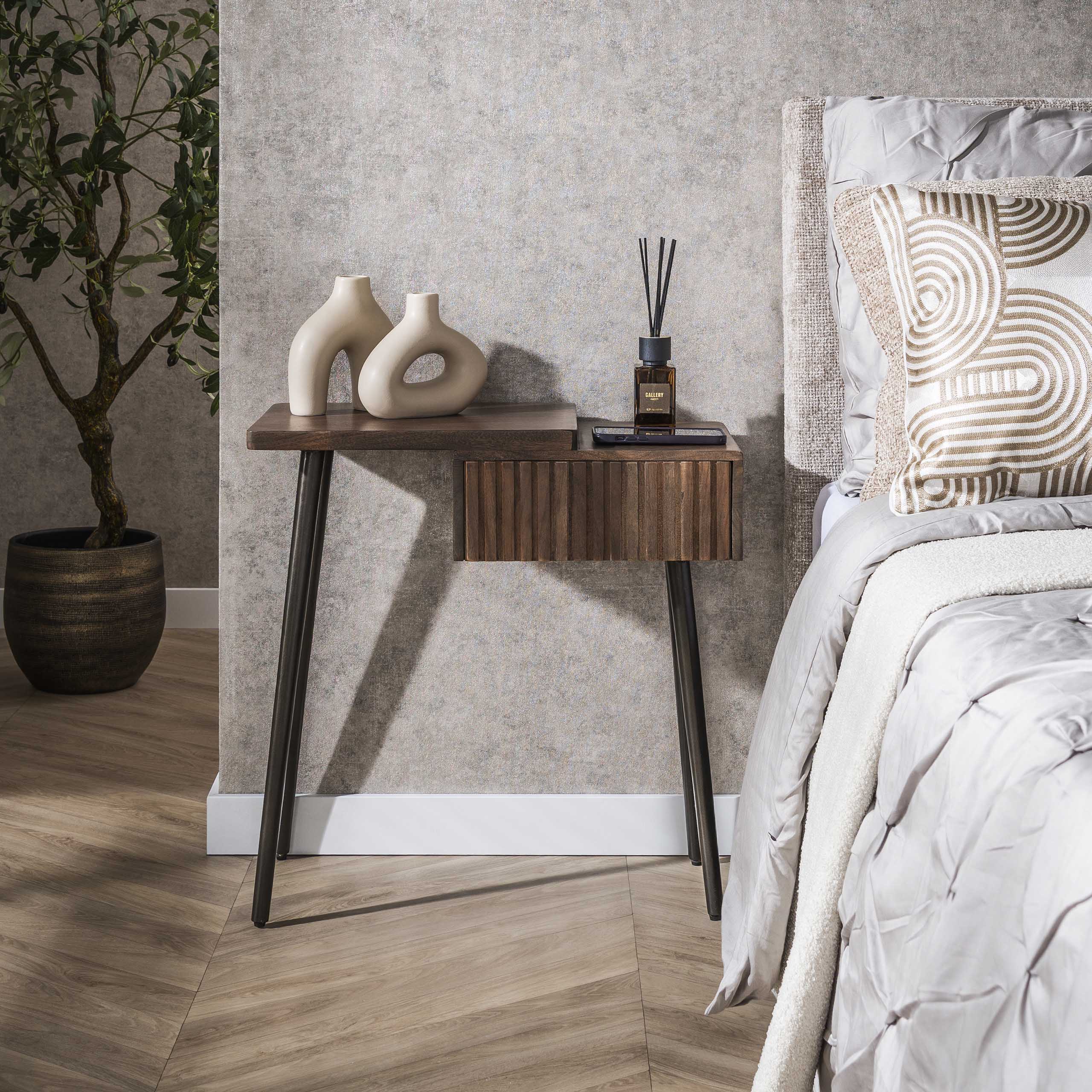 Nachttisch Silkeborg 1 Schublade L – Ambiente