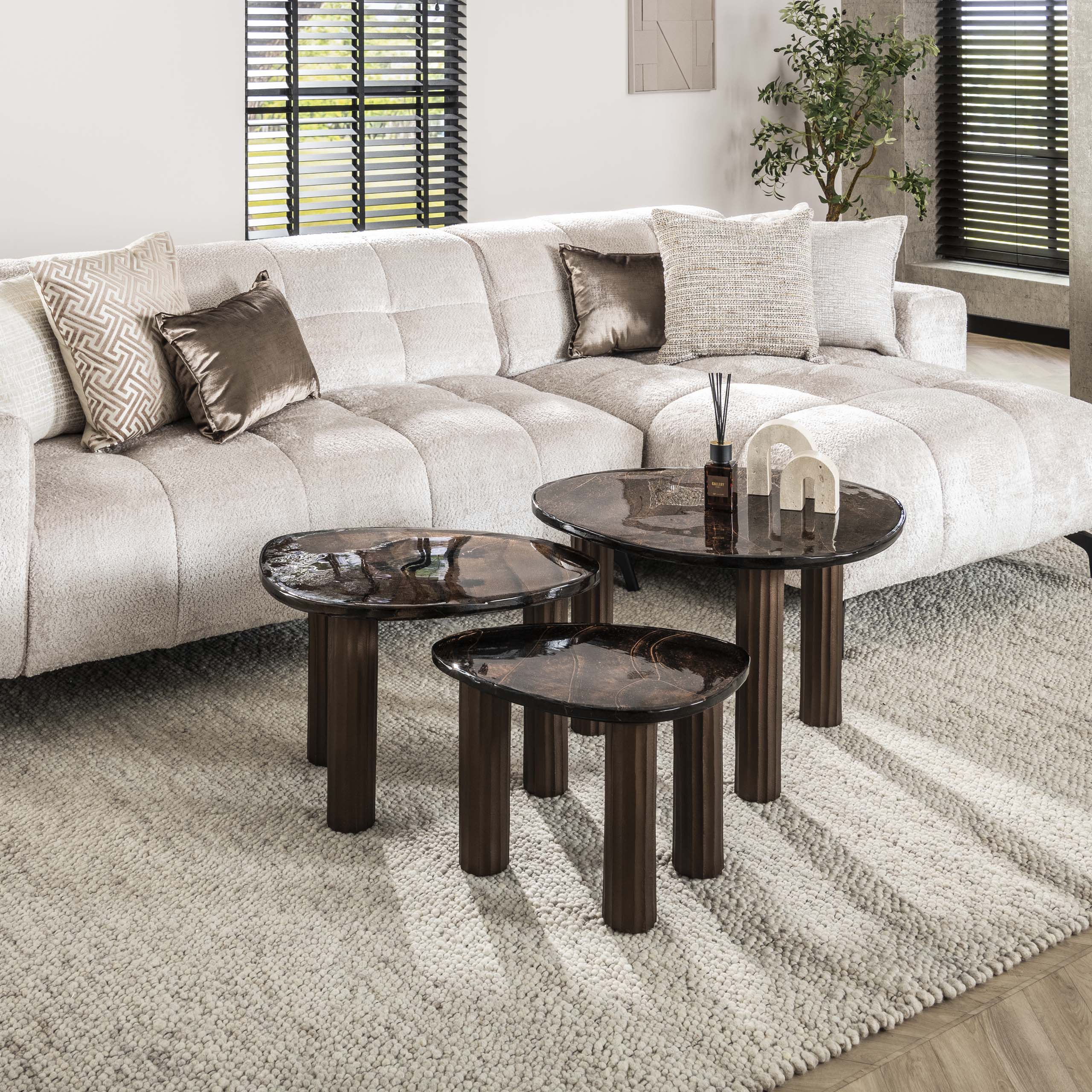 Couchtisch Dragør S - Antikkupfer – Ambiente