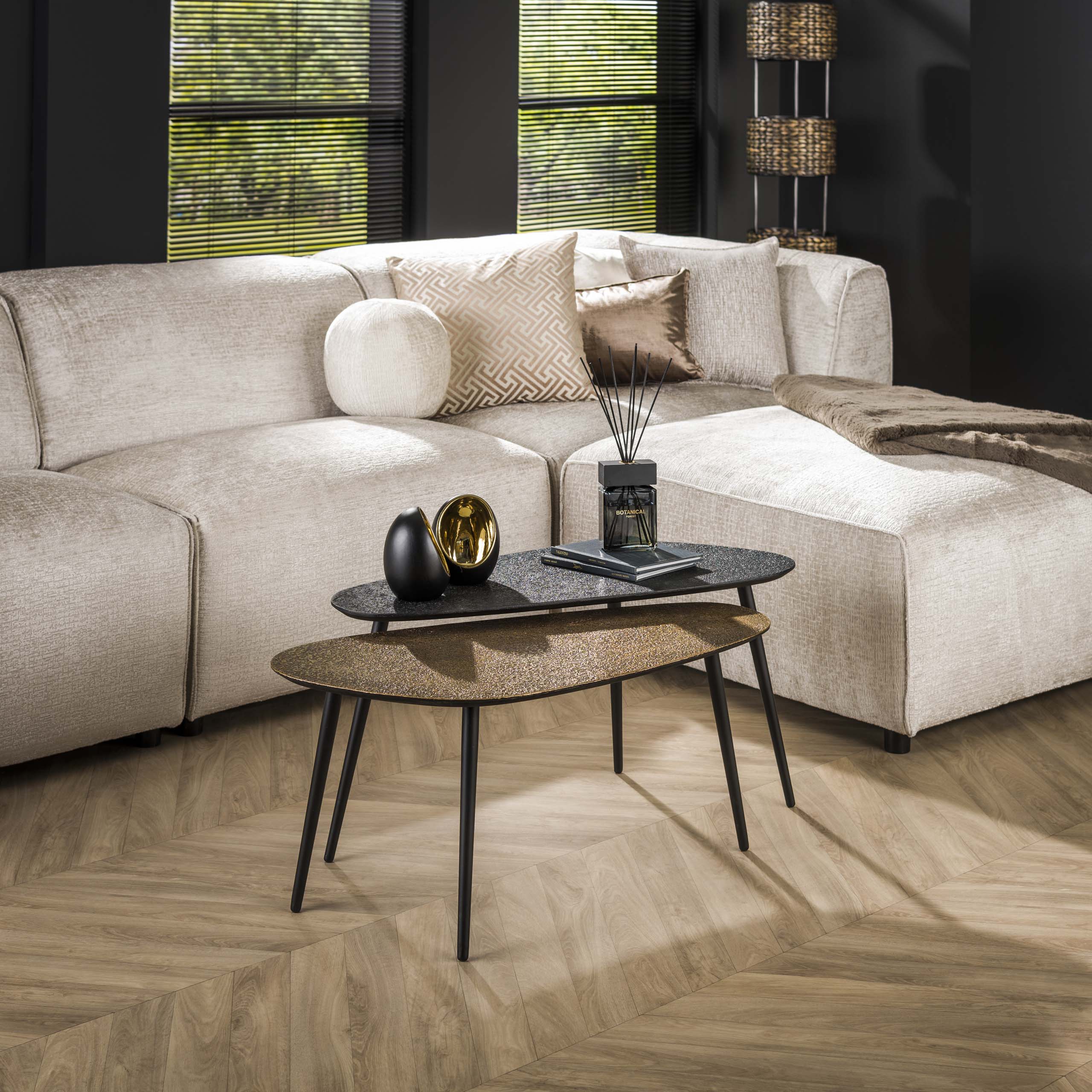 Couchtisch Skælskør nierenförmig – 2er-Set – Ambiente