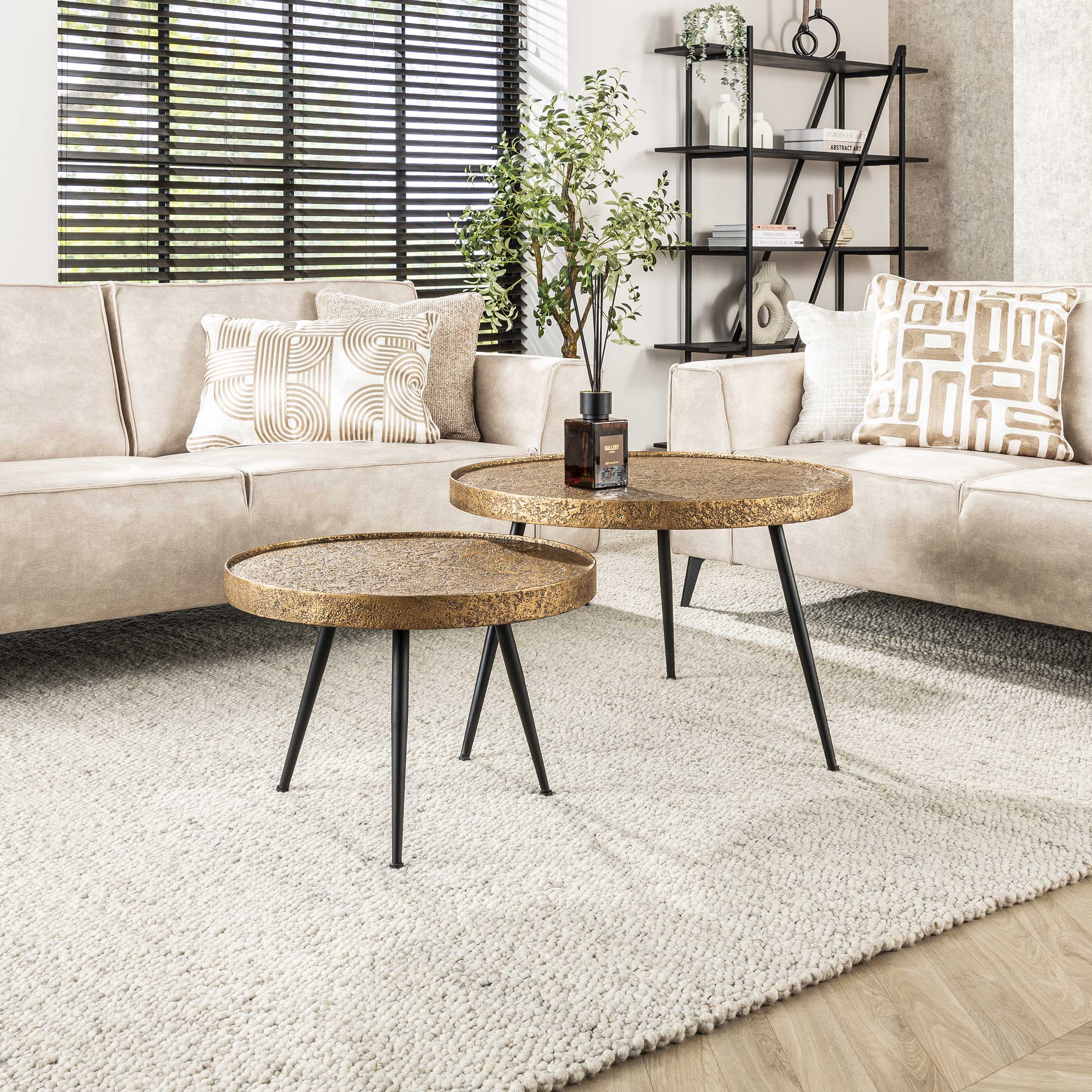 Couchtisch Skælskør rund – 2er-Set – Ambiente