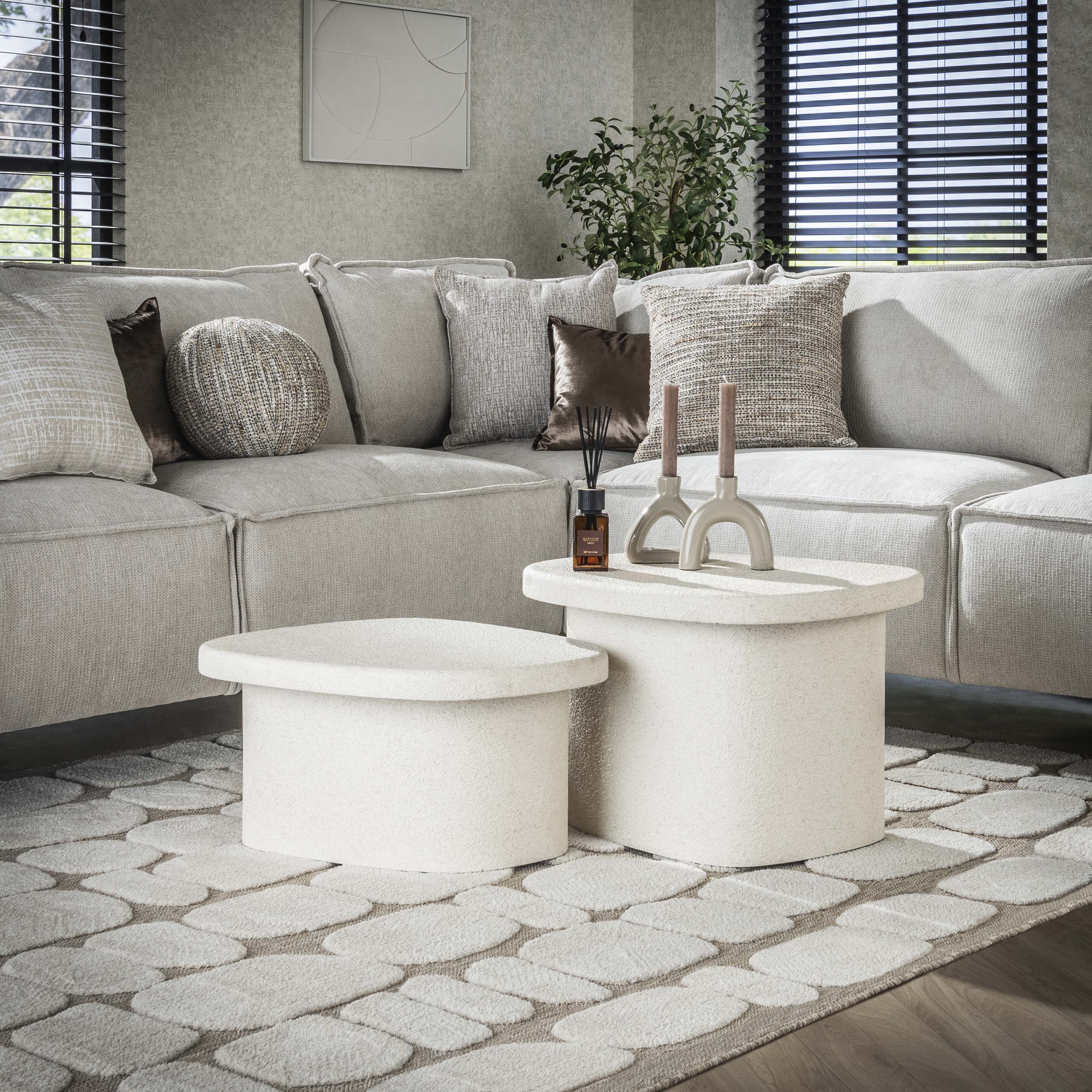 Couchtisch Neustrelitz organisch – 2er-Set – Ambiente