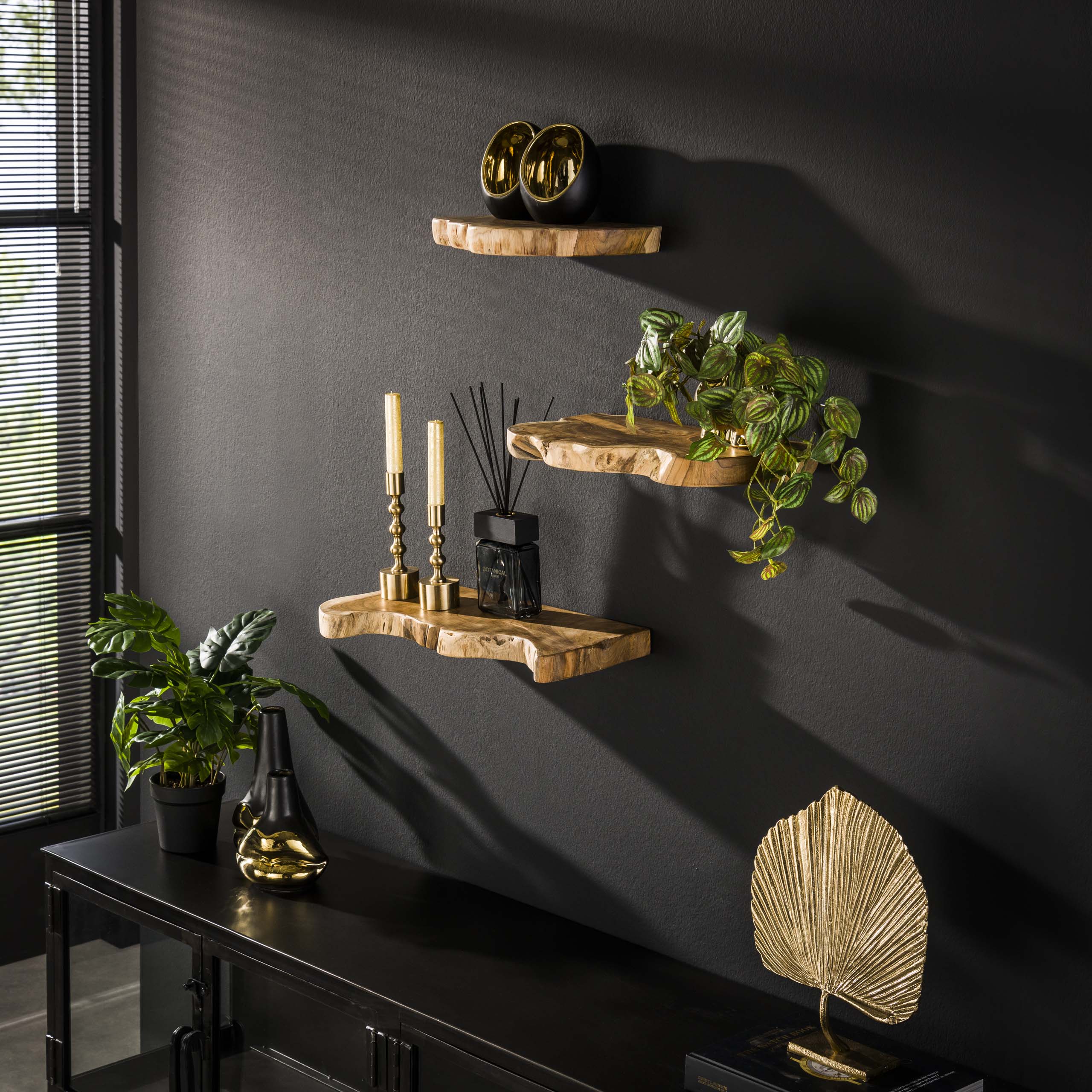 Wandregal Vordingborg Stilo – 3er-Set – Ambiente