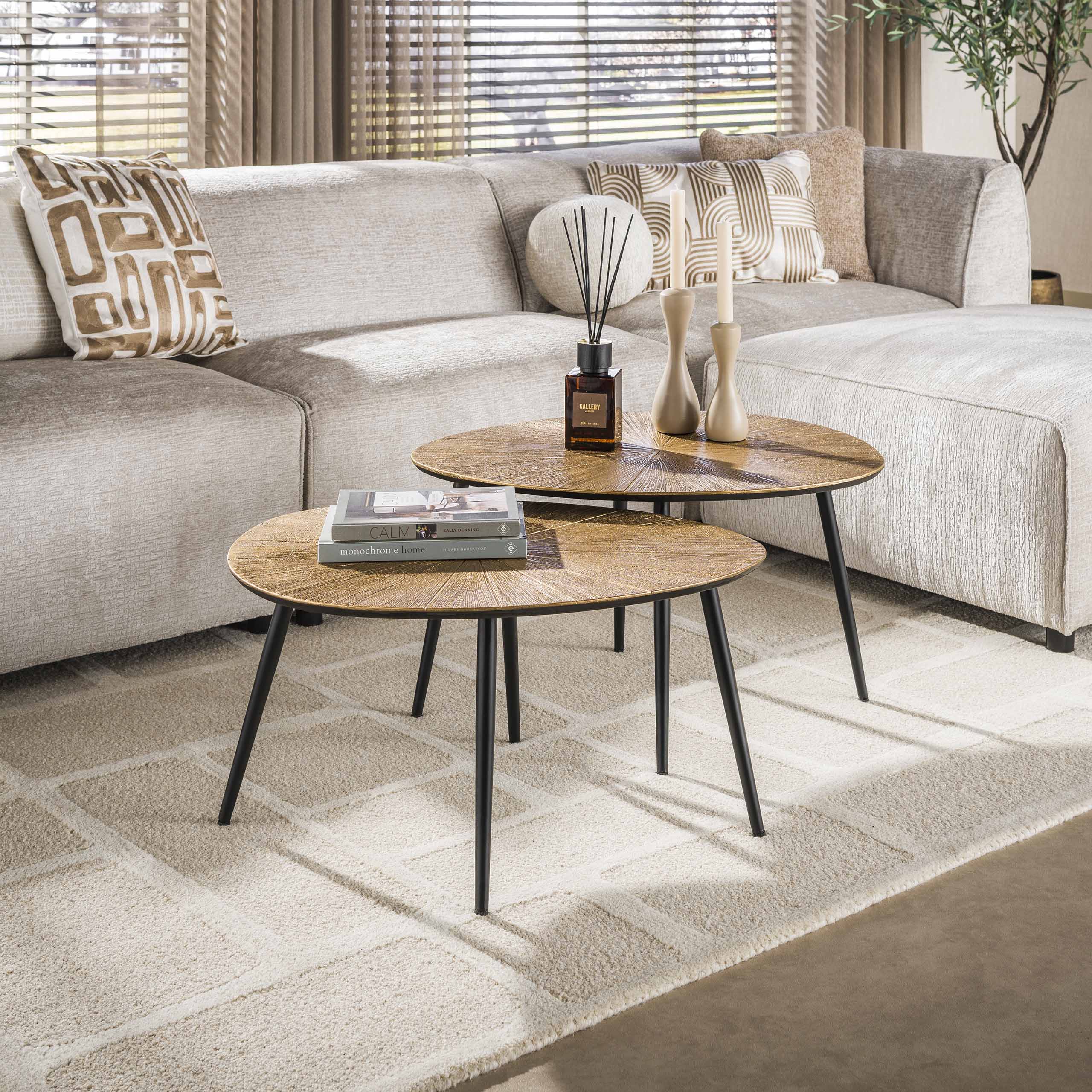 Couchtisch Sylt organisch – 2er-Set – Ambiente