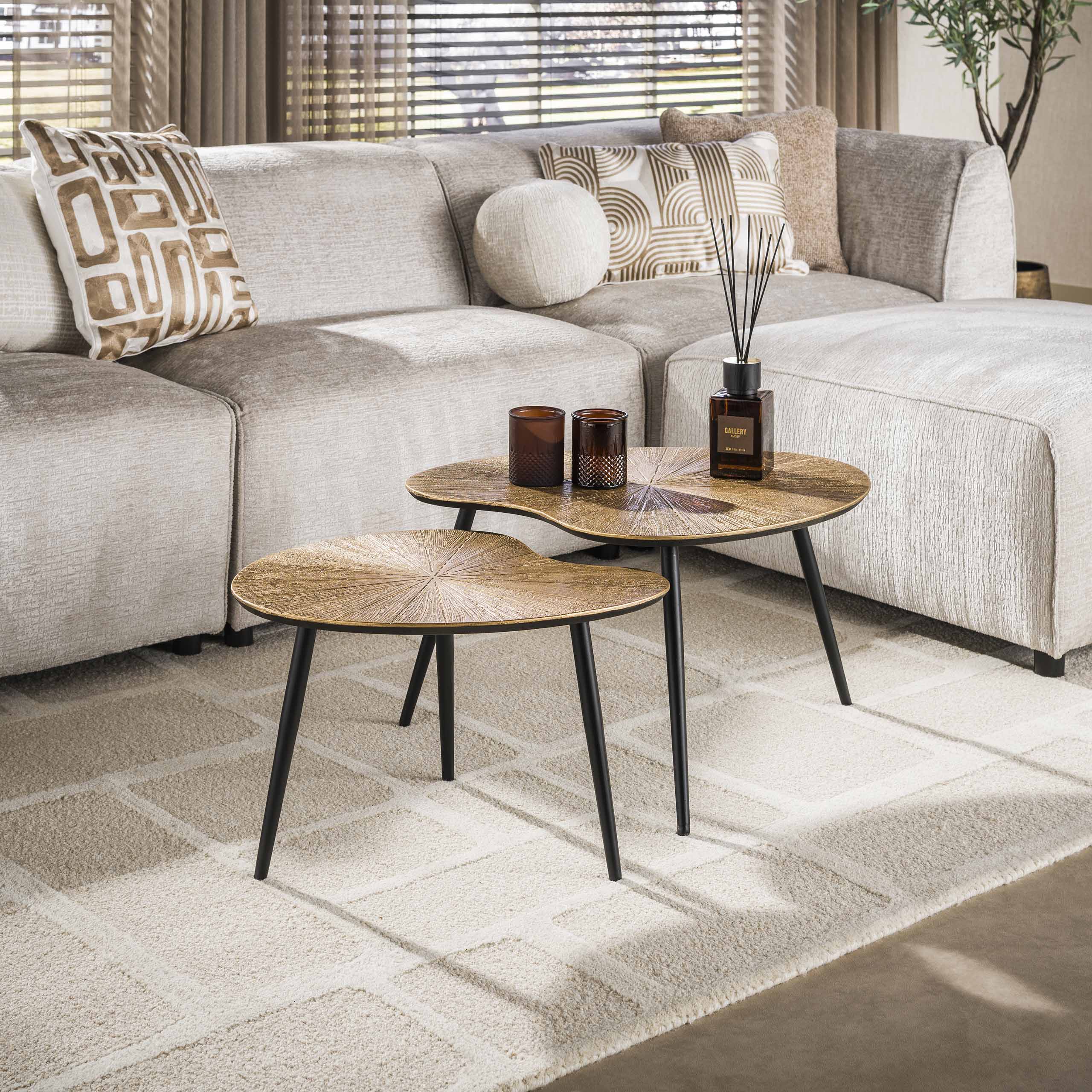 Couchtisch Sylt nierenförmig – 2er-Set – Ambiente