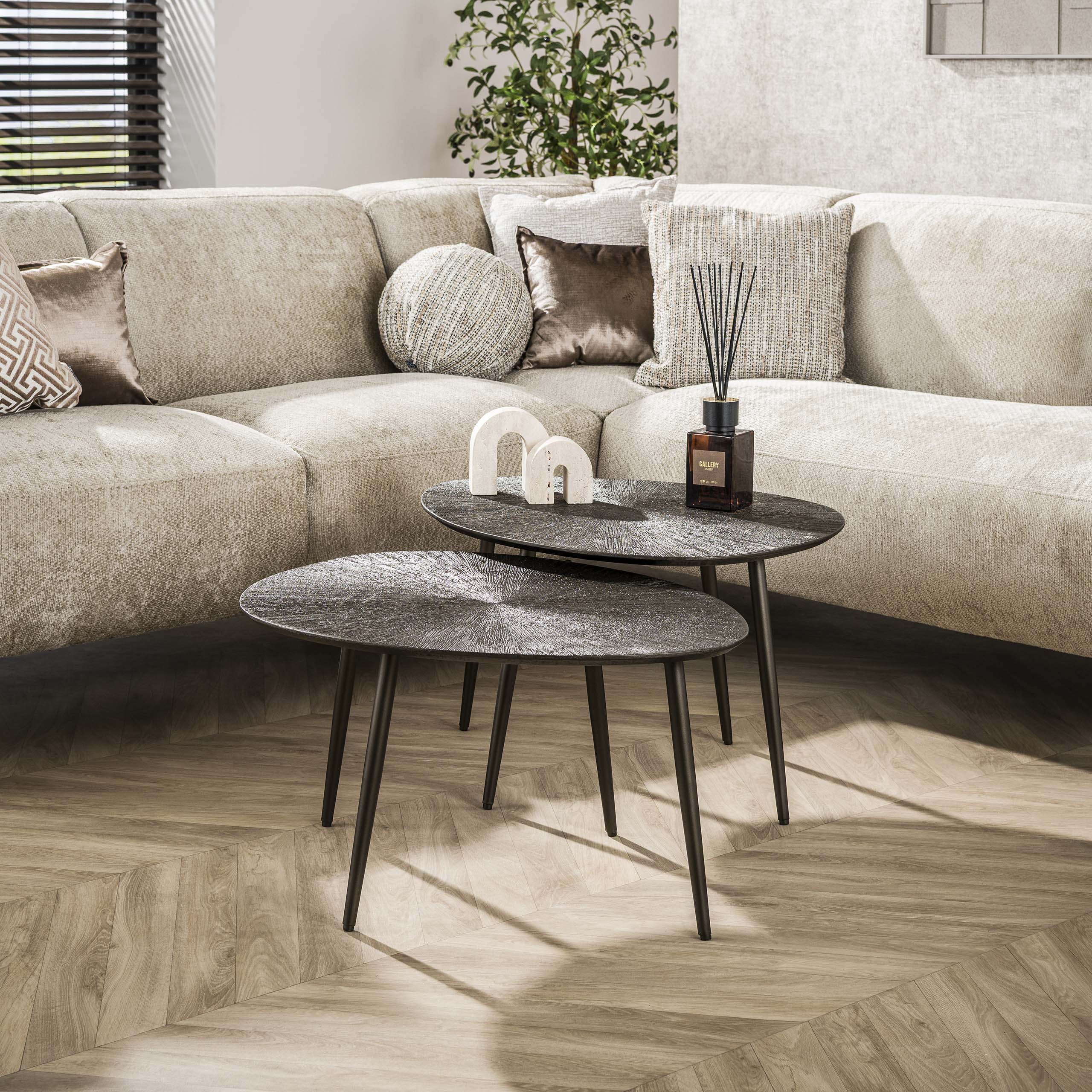 Couchtisch Vejle Sylt leaf – 2er-Set – Ambiente