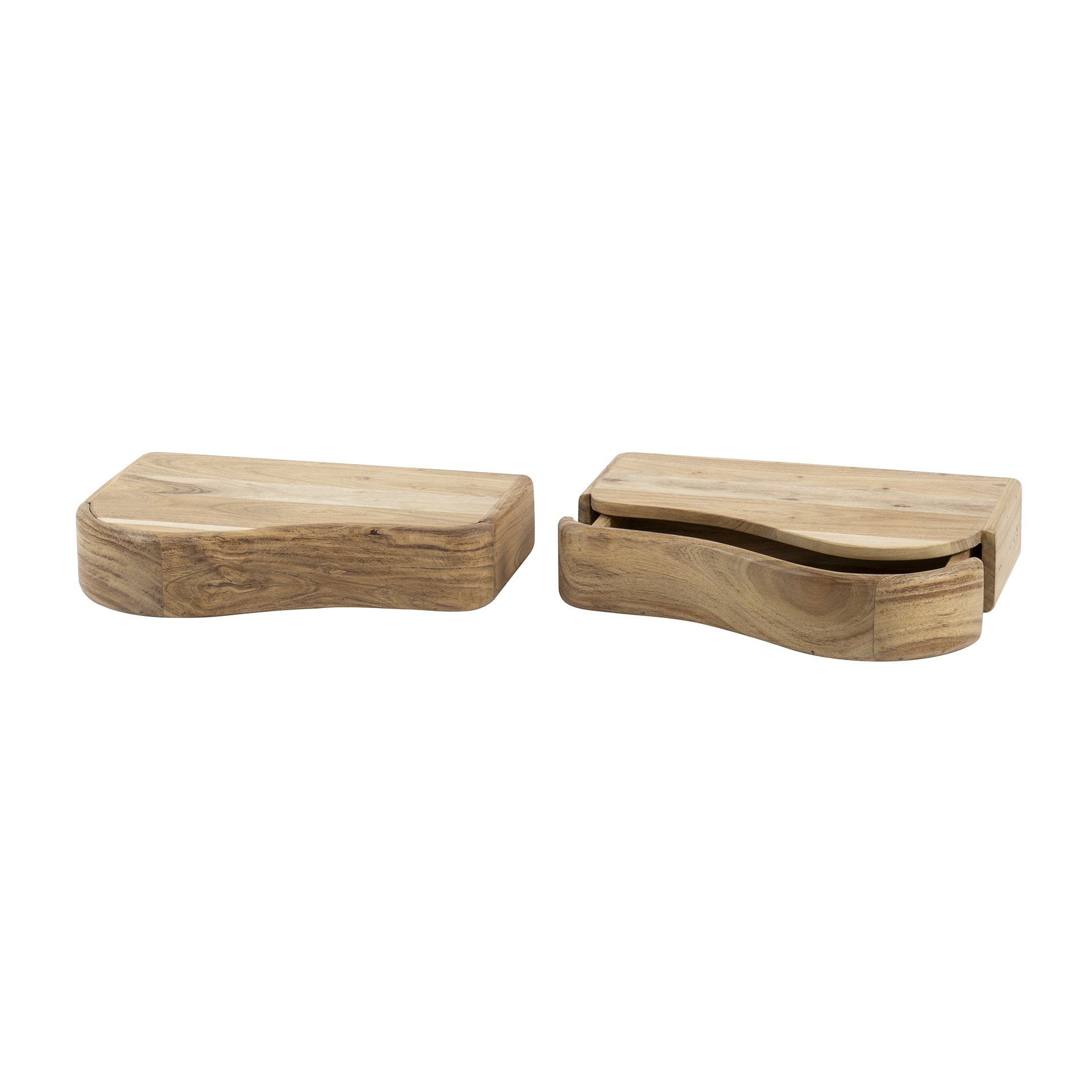 Nachttisch Natura 1 Schublade L+R – 2er-Set – Originalansicht 9