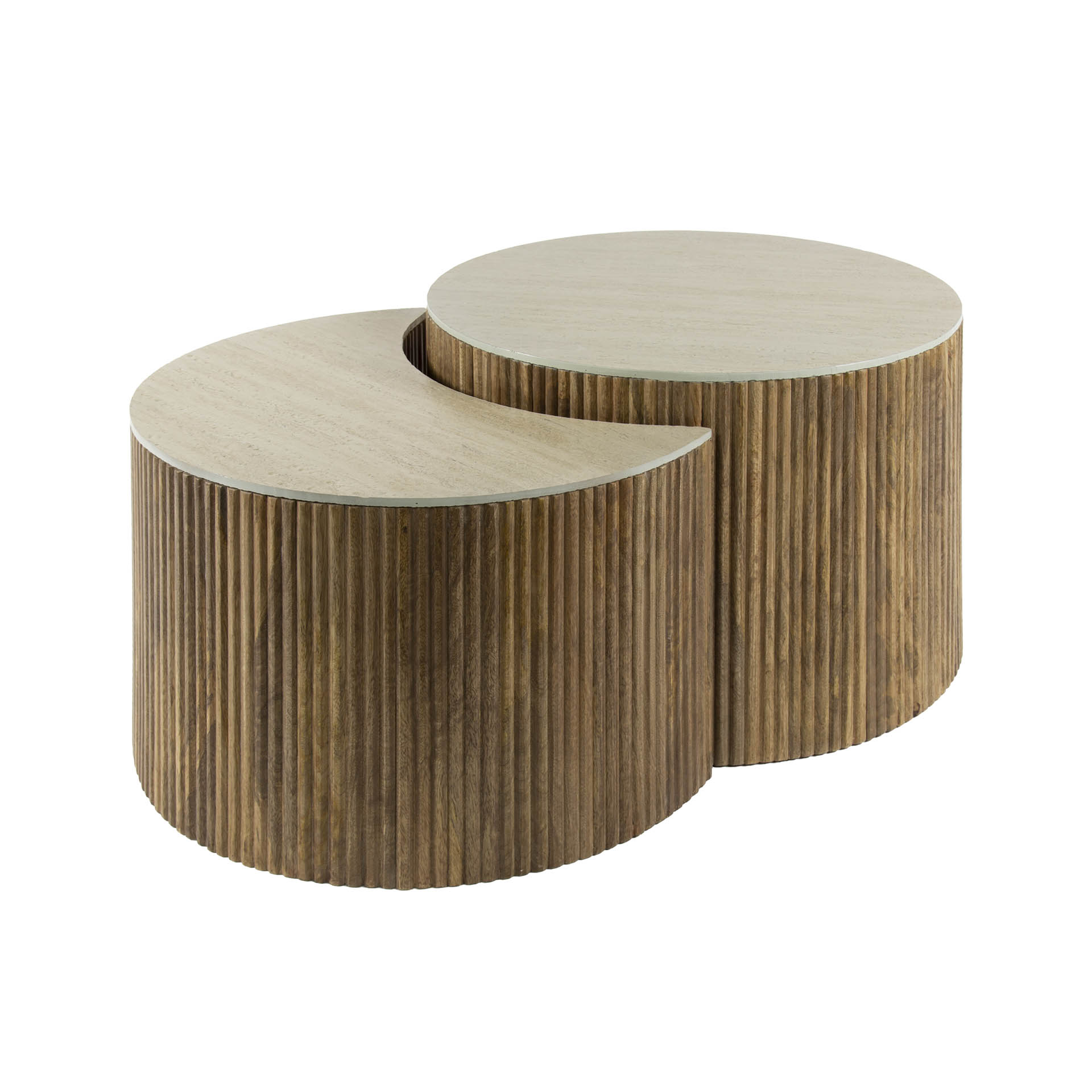 Couchtisch Stubbekøbing halbrund – 2er-Set – Originalansicht 9