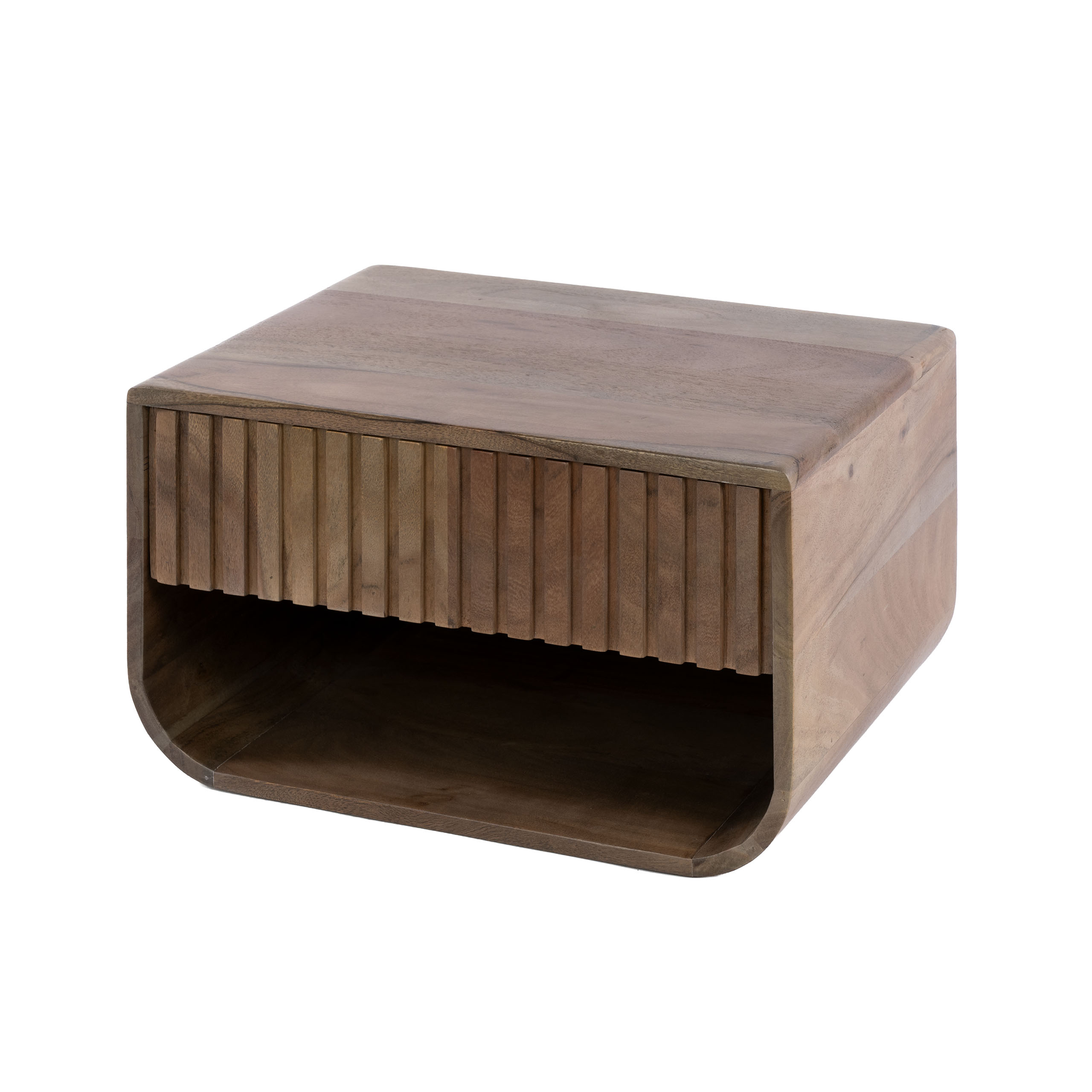 Nachttisch Silkeborg rounded 1 Schublade – Originalansicht 9
