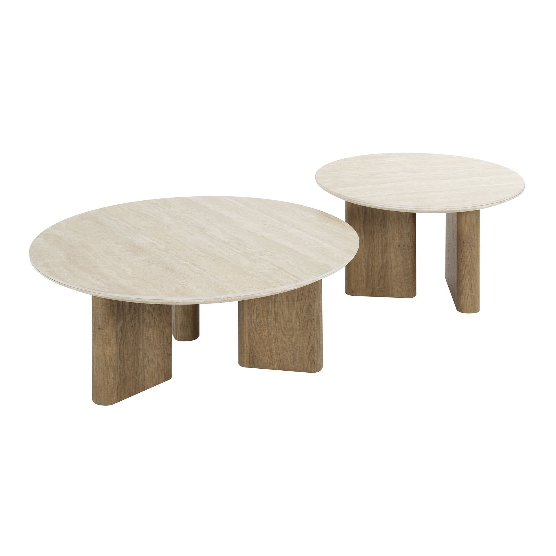 Couchtisch Poel rund – 2er-Set – Originalansicht 9