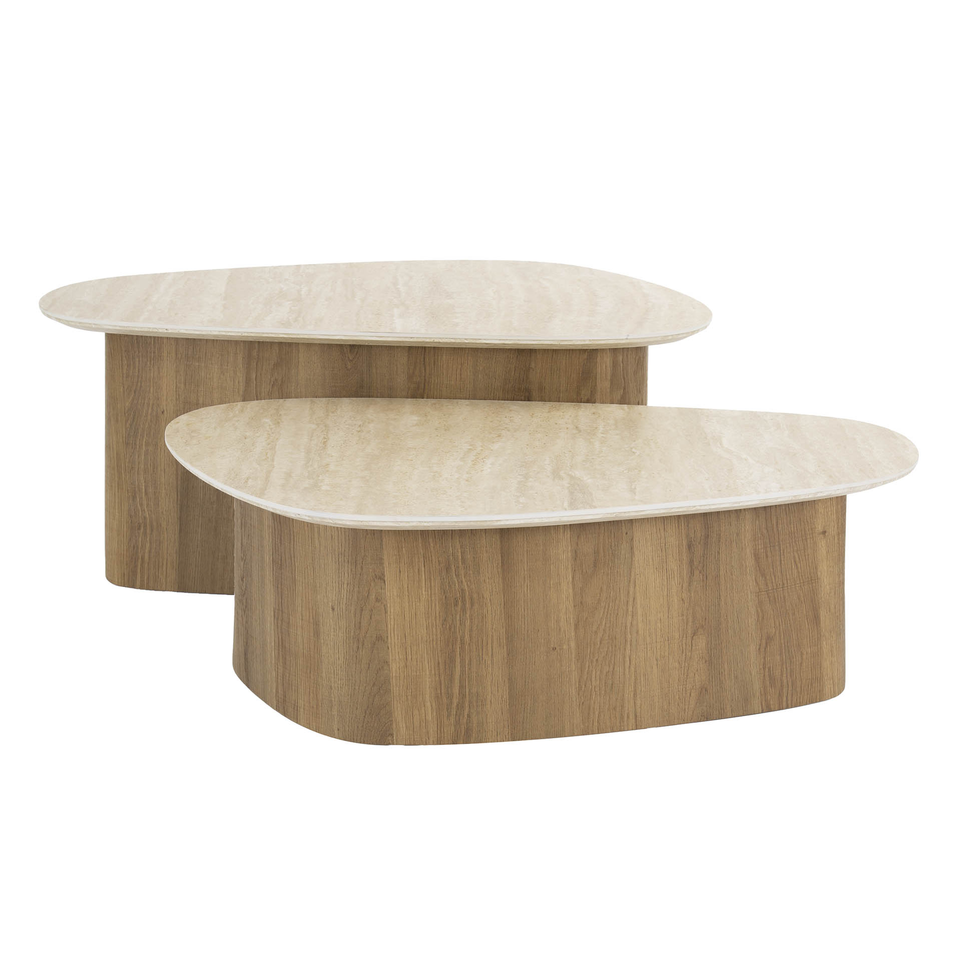 Couchtisch Poel dreieckig – 2er-Set – Originalansicht 9