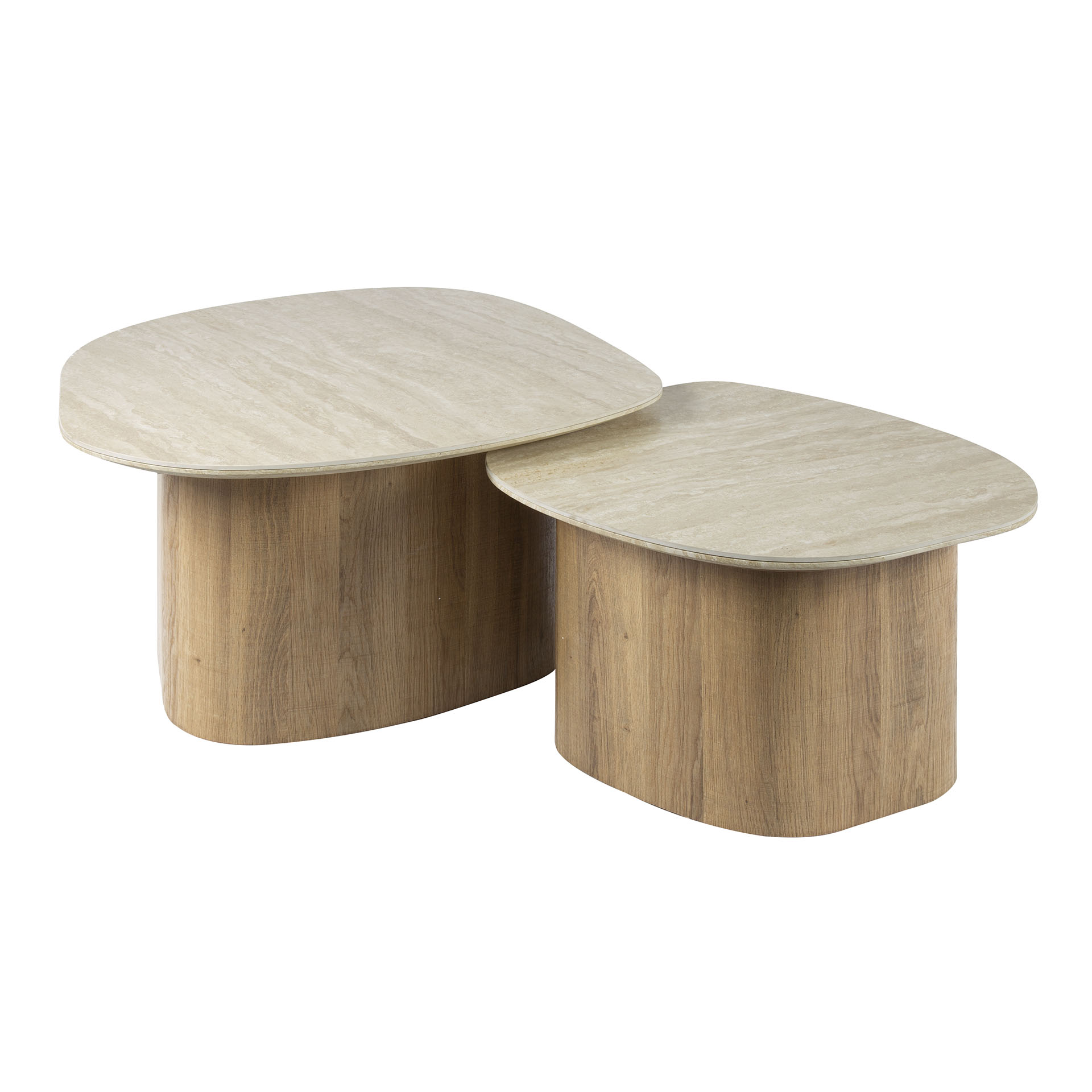 Couchtisch Poel Kiesel – 2er-Set – Originalansicht 9