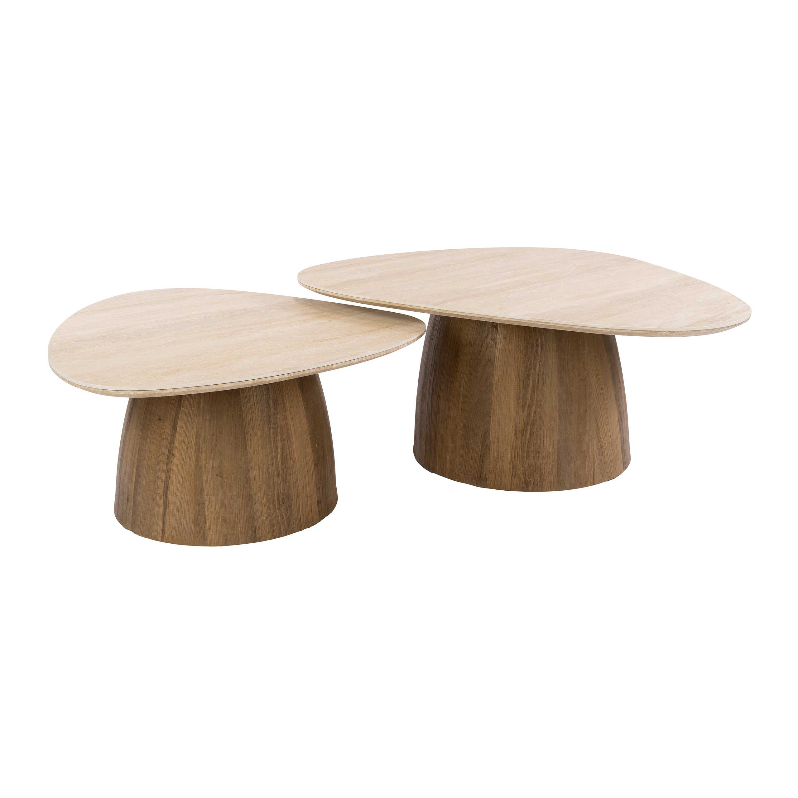 Couchtisch Poel dreieckig – 2er-Set – Originalansicht 9
