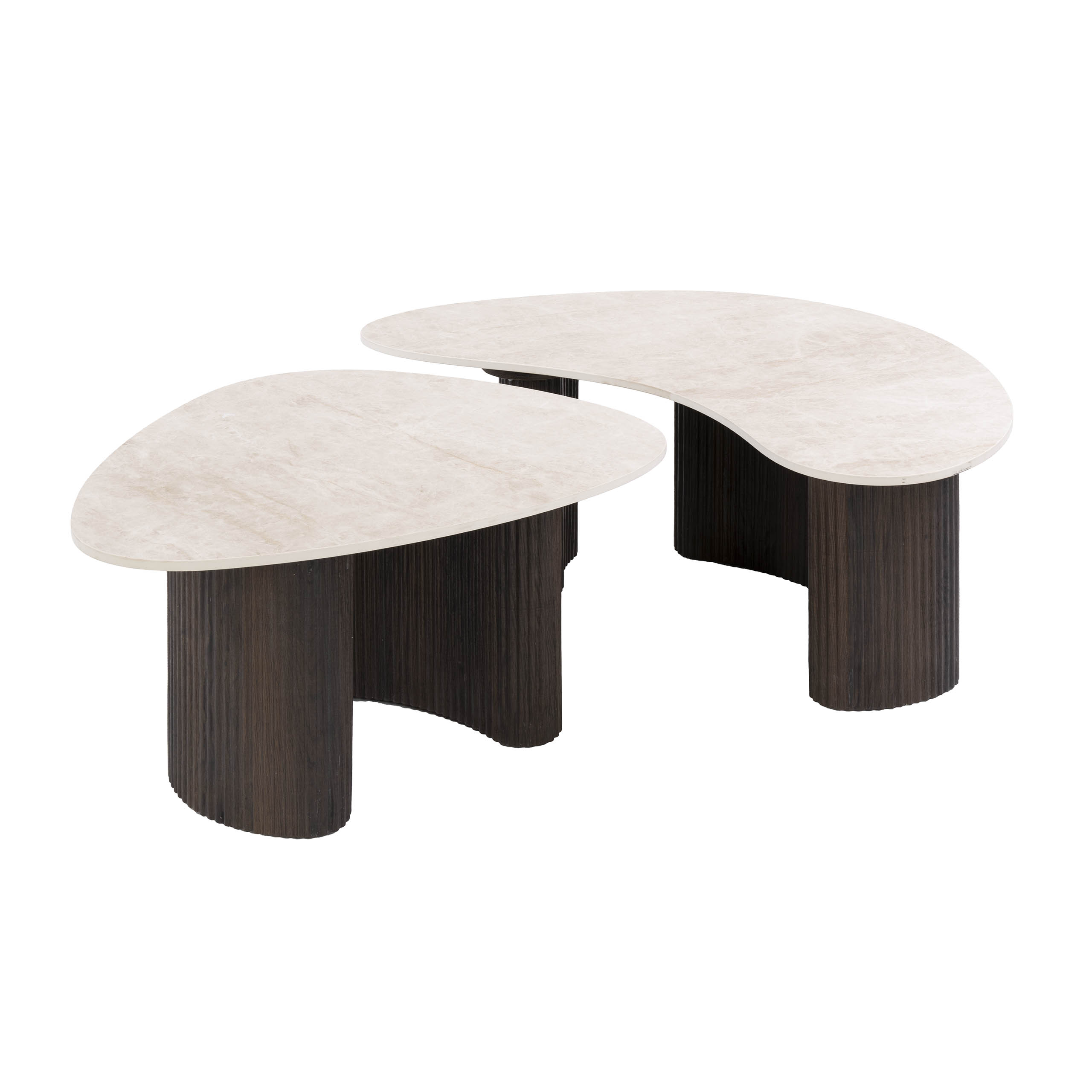 Couchtisch Randers organisch – 2er-Set – Originalansicht 9