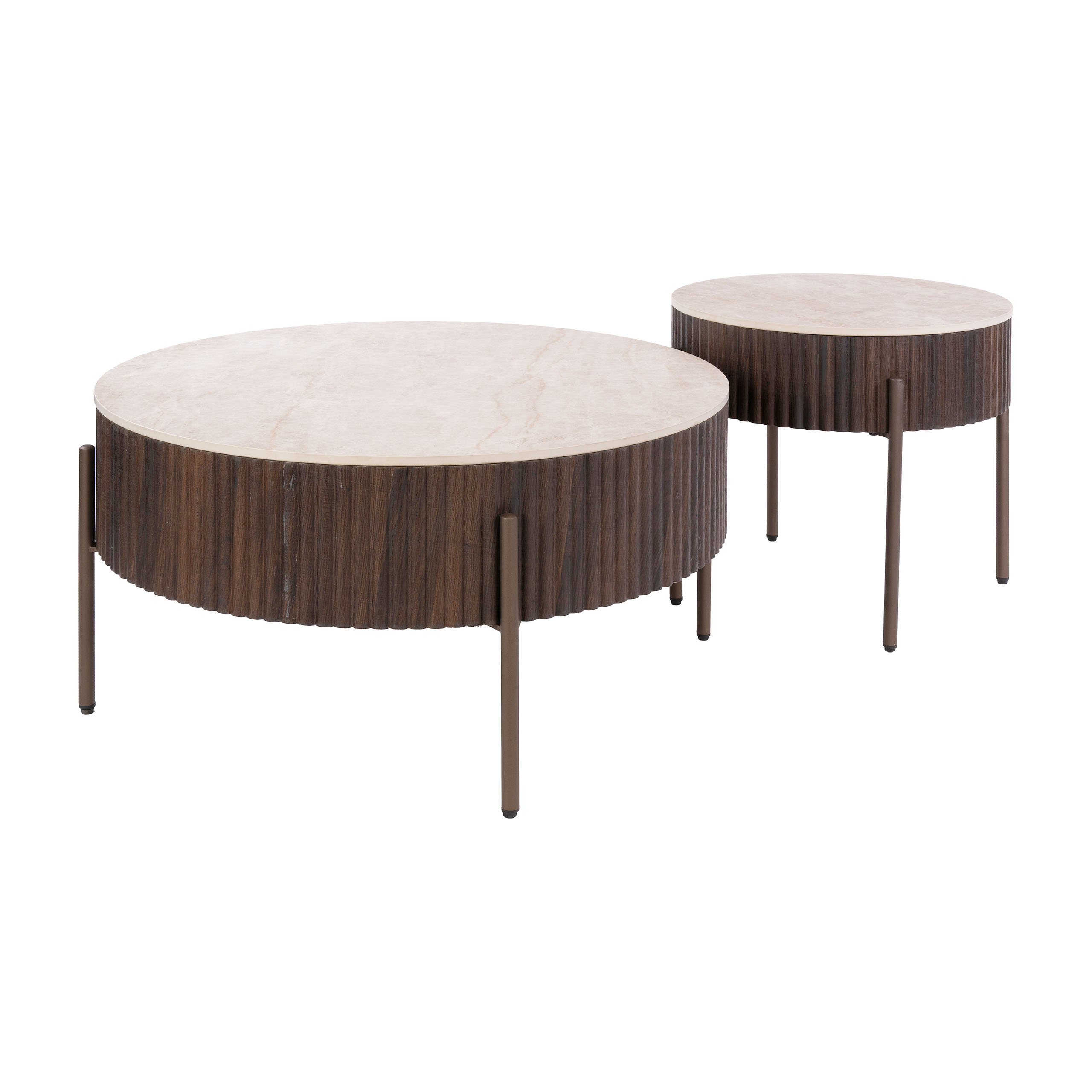 Couchtisch Randers Rund – 2er-Set – Originalansicht 9