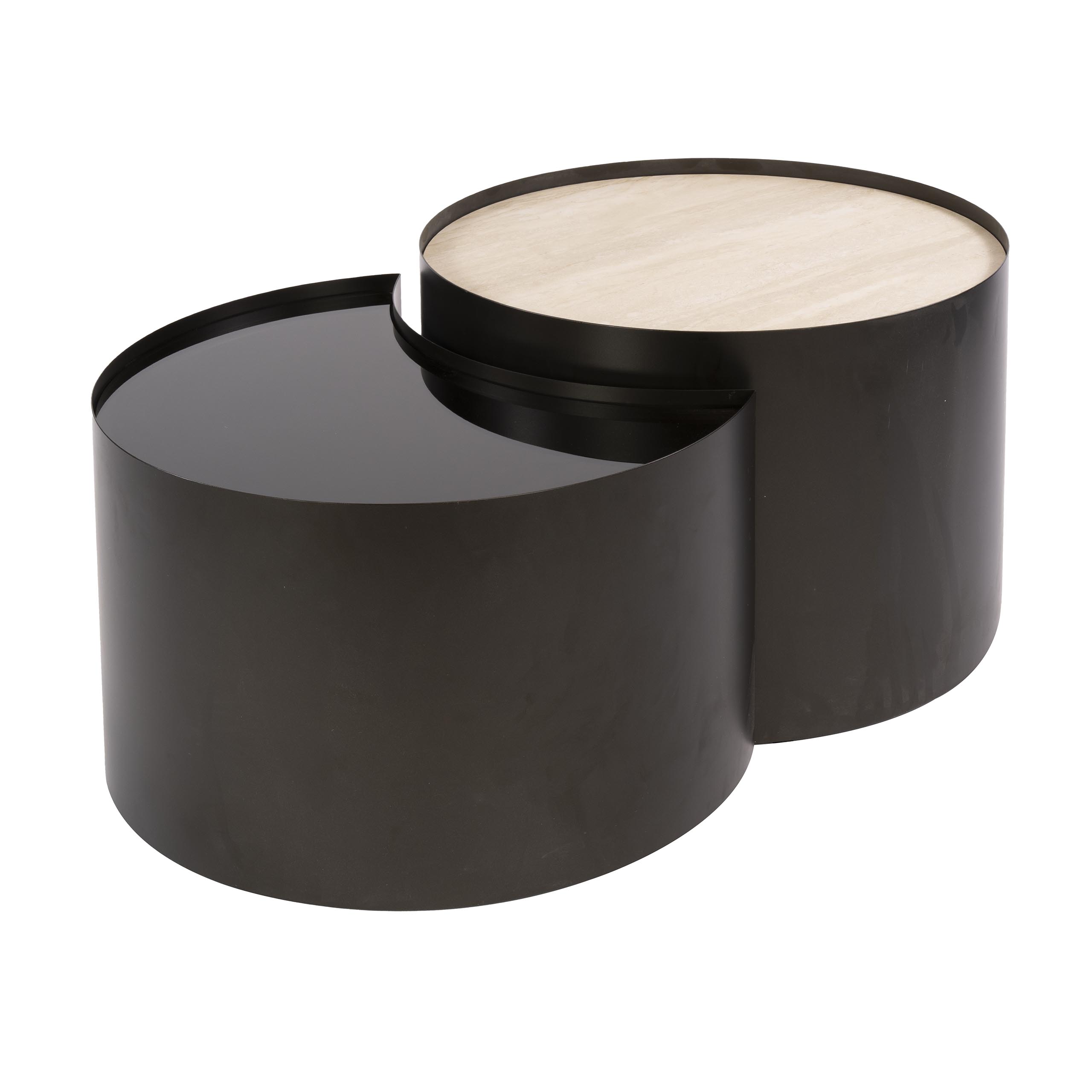 Couchtisch Korsør half moon – 2er-Set – Originalansicht 9