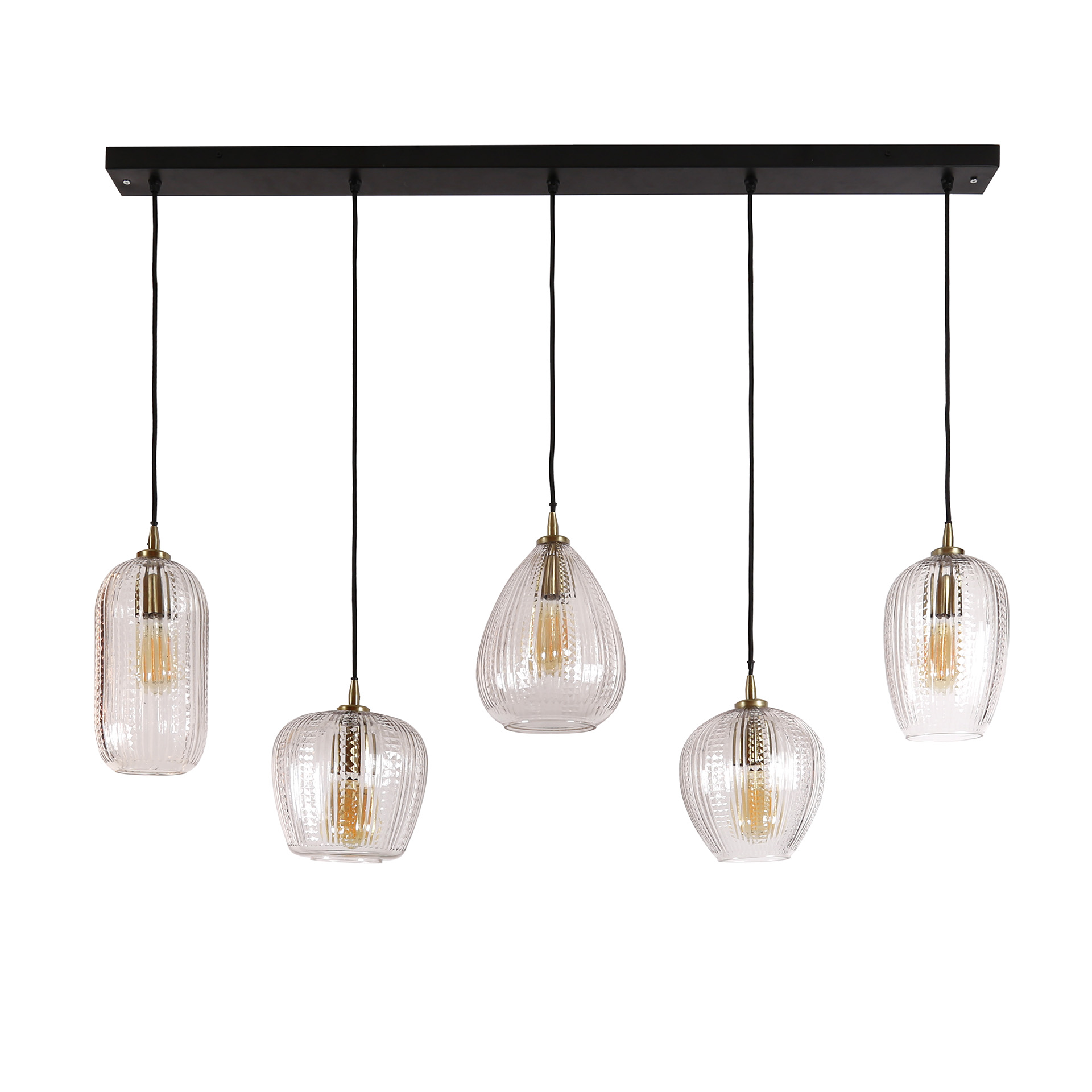 Pendelleuchte Nørrebro Grain 5-Fassungen – Originalansicht 9
