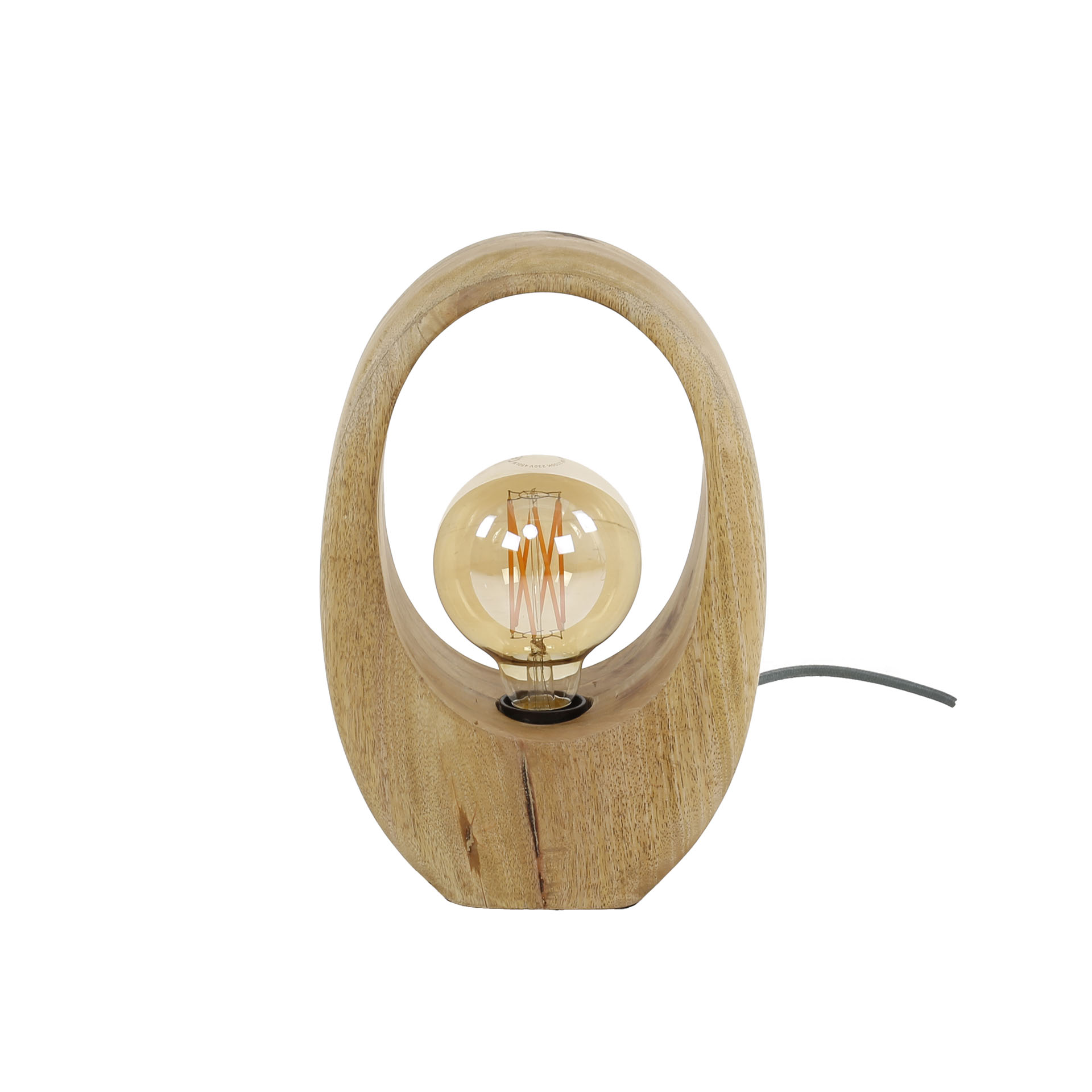 Tischleuchte Borkum Wood 1-Fassung – Originalansicht 9
