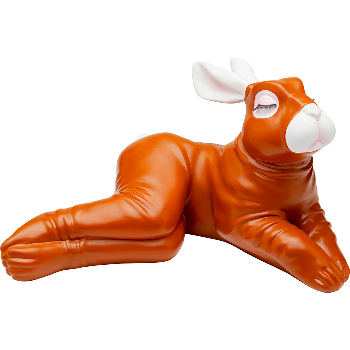 Spardose Hasenmaske Sitzend Rost
