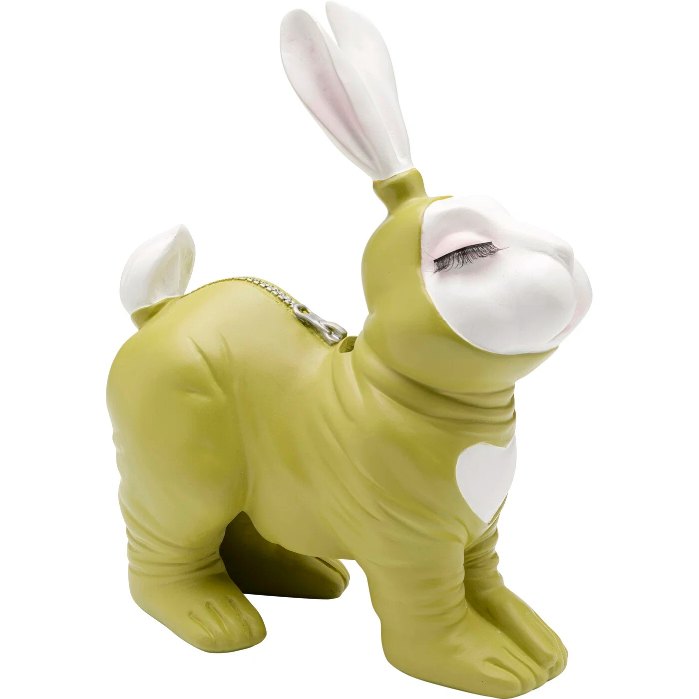 Spardose Hasenmaske Stehend Limette