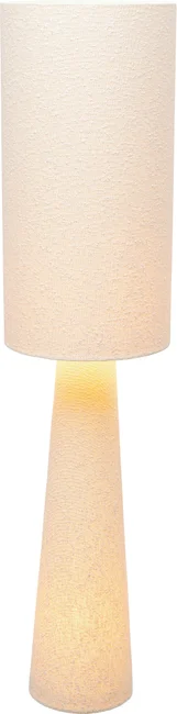 Stehleuchte Bouclésäule Beige 130 cm