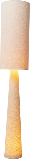 Stehleuchte Bouclésäule Beige 190 cm