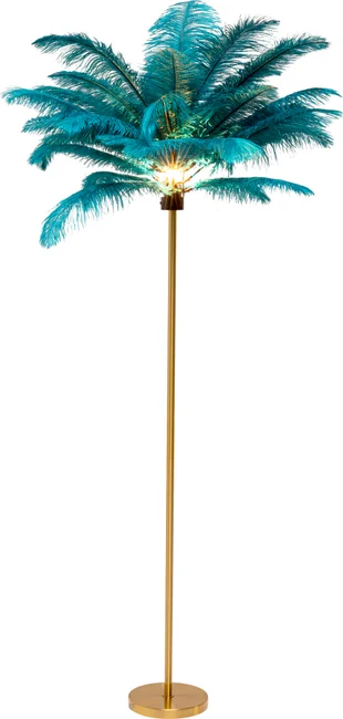 Stehleuchte Federpalme Grün 165 cm