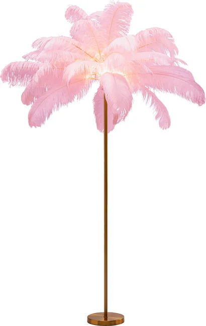 Stehleuchte Federpalme Pink 165 cm