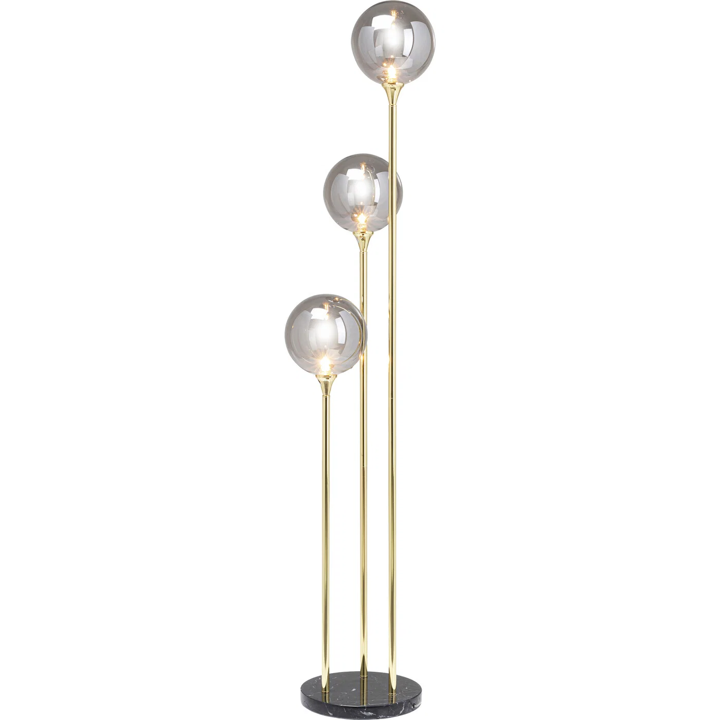 Stehleuchte Kugeltrio Gold