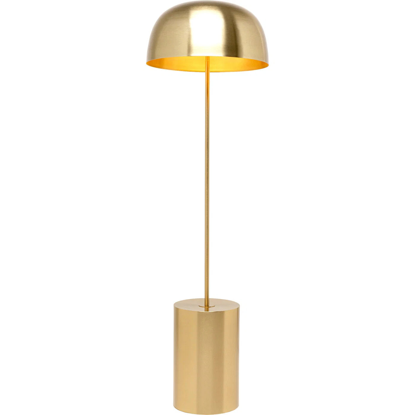 Stehleuchte Rundschirm Gold 160 cm