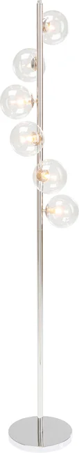 Stehleuchte Kugeltreppe Chrom 160 cm