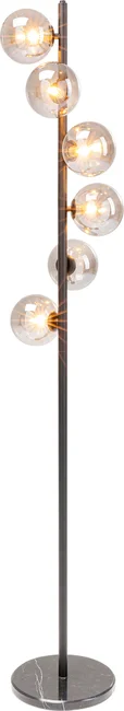 Stehleuchte Kugeltreppe Schwarz 160 cm