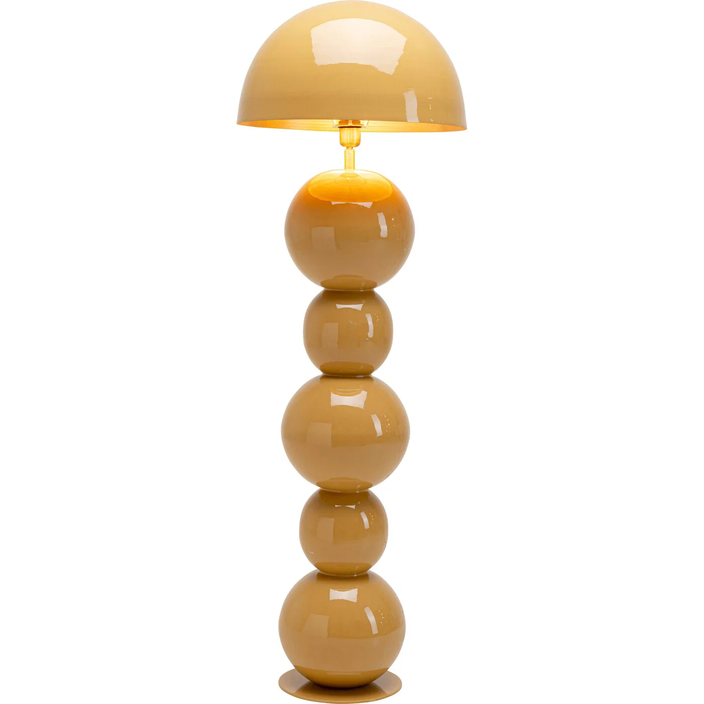 Stehleuchte Lichtbonbon Senf 135 cm