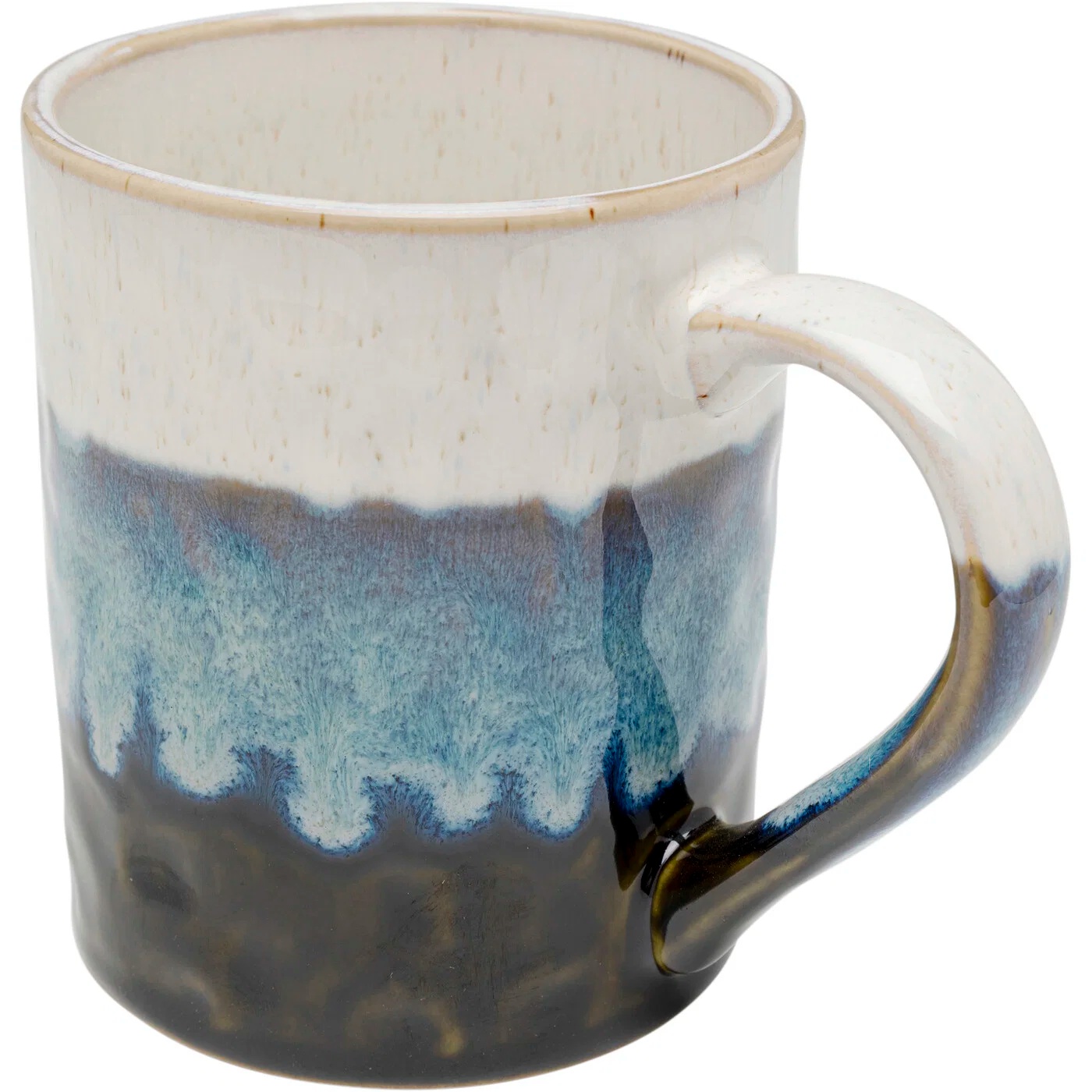 Tasse Farbglasur Grün – 12er-Set