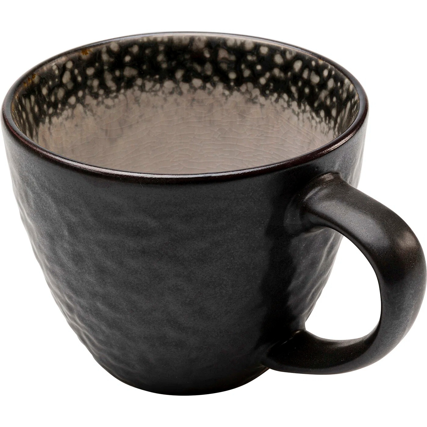 Tasse Steinglasur Grau 9 cm – 16er-Set