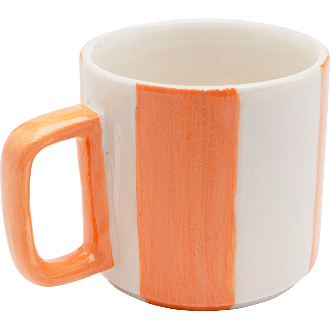 Tasse Streifenglanz Rosa – 24er-Set