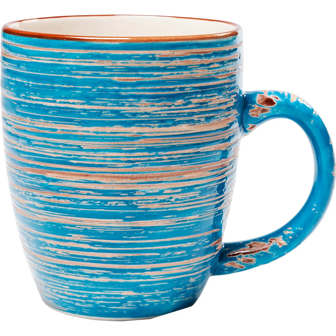 Tasse Wirbelglasur Blau – 12er-Set