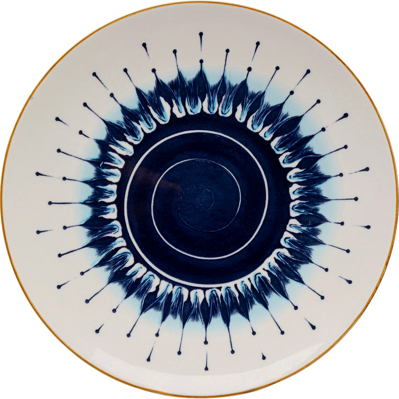 Teller Blaustrahl Ø27 cm – 12er-Set