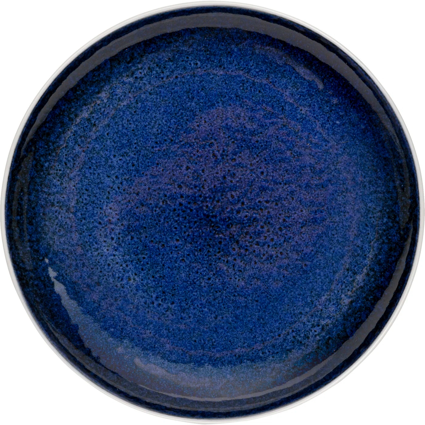 Teller Blautief Uni Ø22 cm – 12er-Set