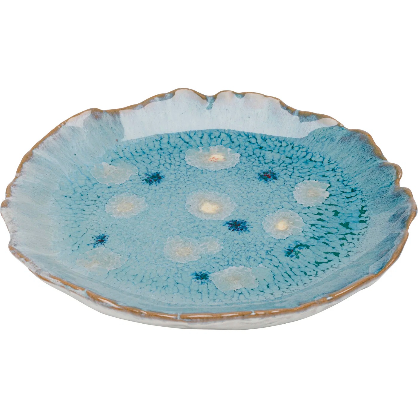 Teller Blütenmosaik Ø14 cm – 12er-Set