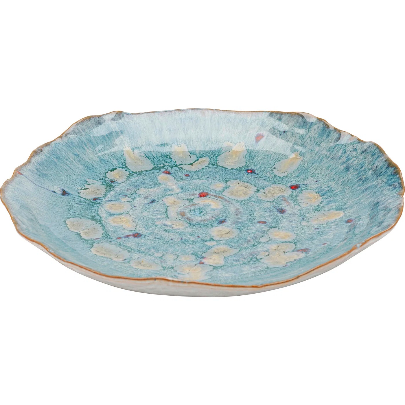 Teller Blütenmosaik Ø26 cm – 6er-Set