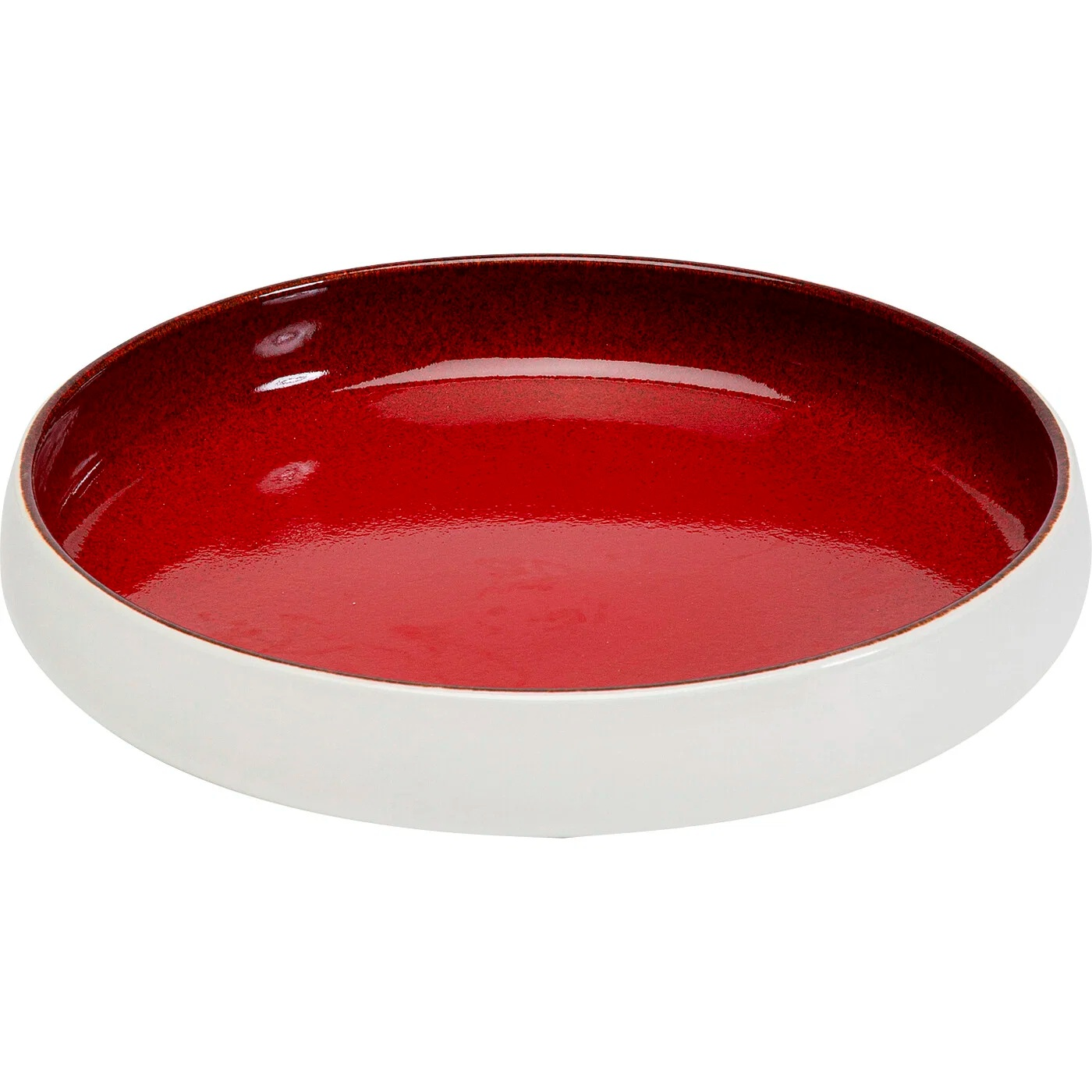 Teller Farbglasur Ø21 cm – 12er-Set