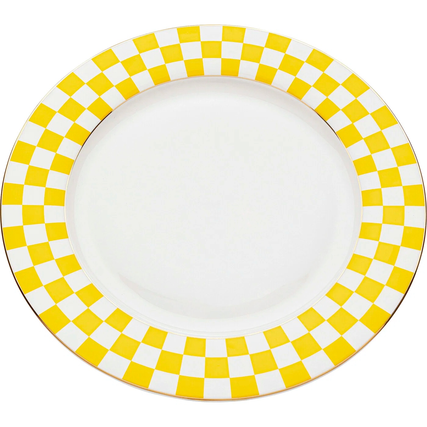 Teller Farbmuster Gelb Ø27 cm – 12er-Set