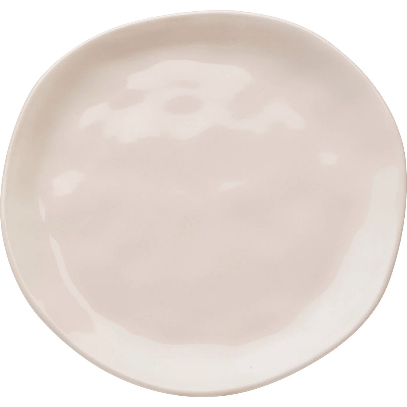 Teller Wellenform Creme Ø20 cm – 12er-Set