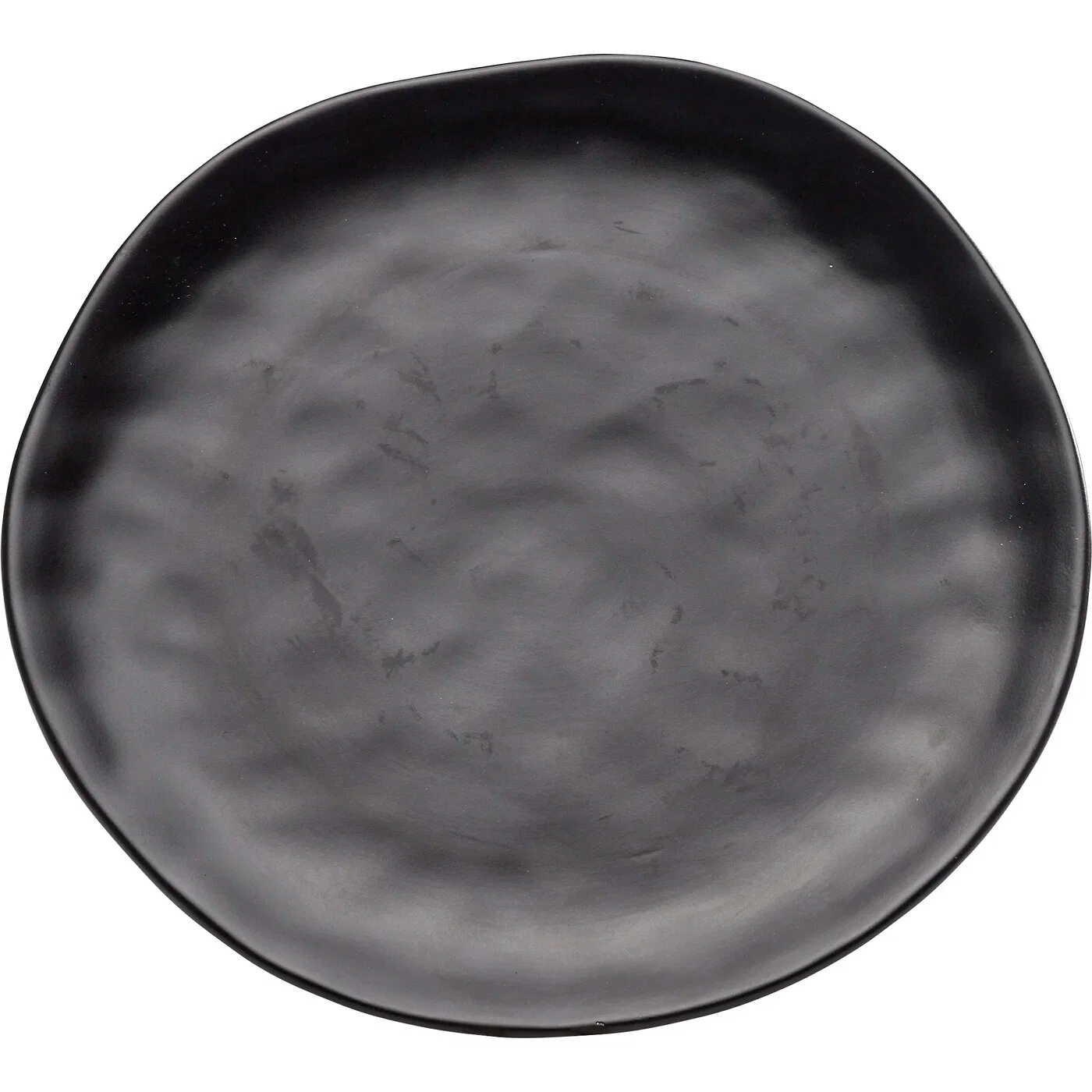 Teller Wellenform Schwarz Ø26 cm – 16er-Set