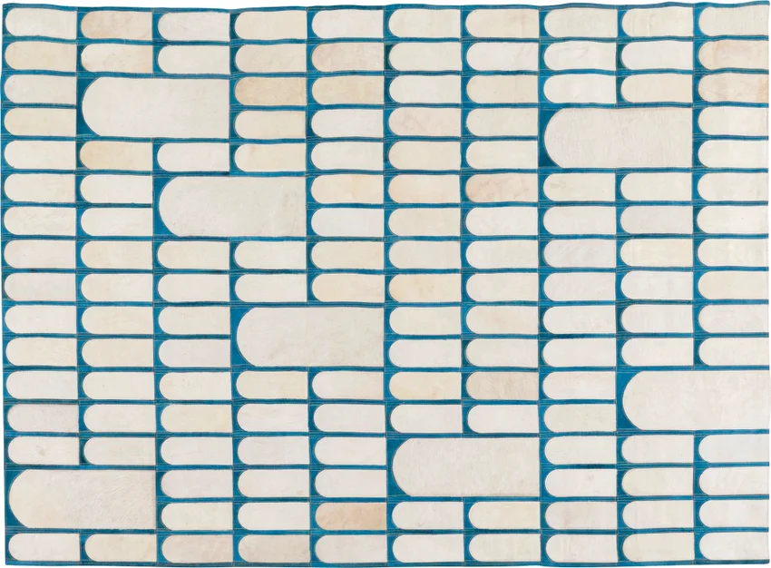 Teppich Fliesenmuster 170 × 240 cm