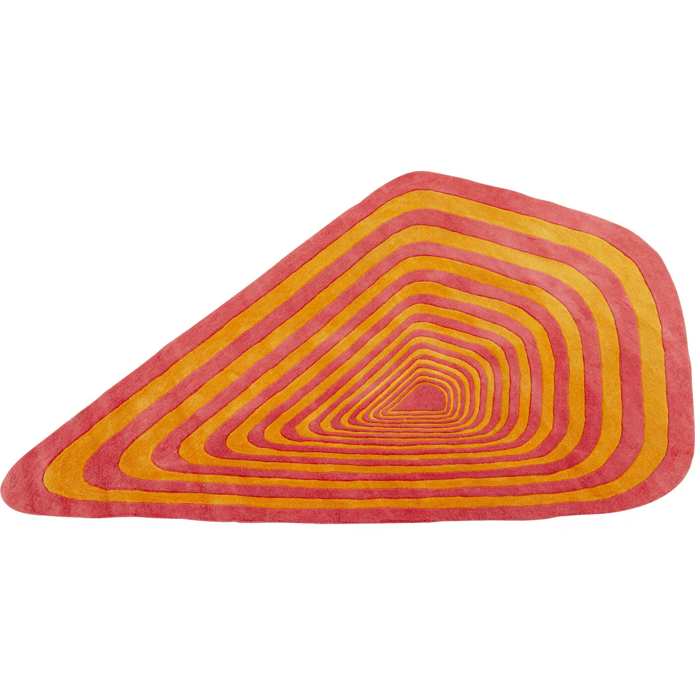 Teppich Konturring Orange 170 × 240 cm