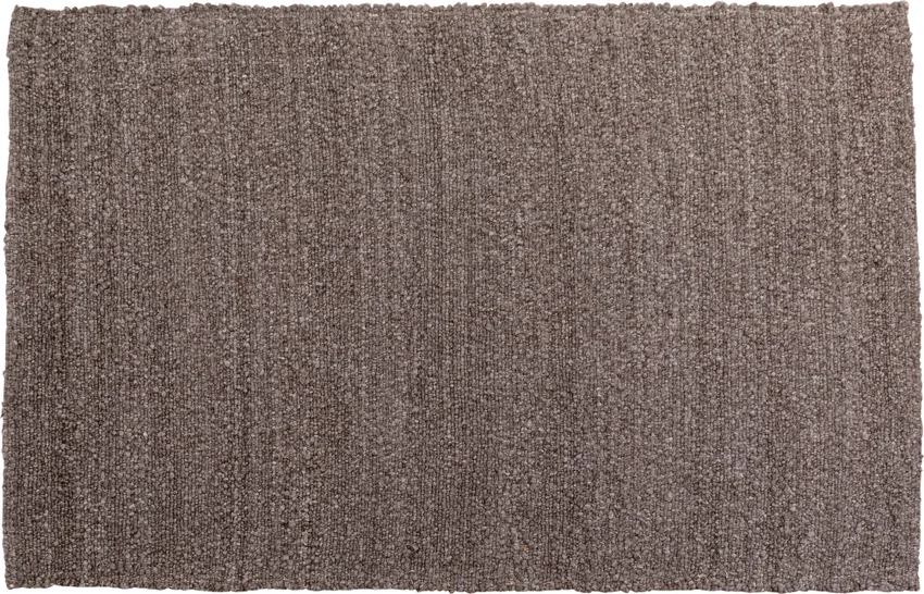 Teppich Strukturtaupe 170 × 240 cm