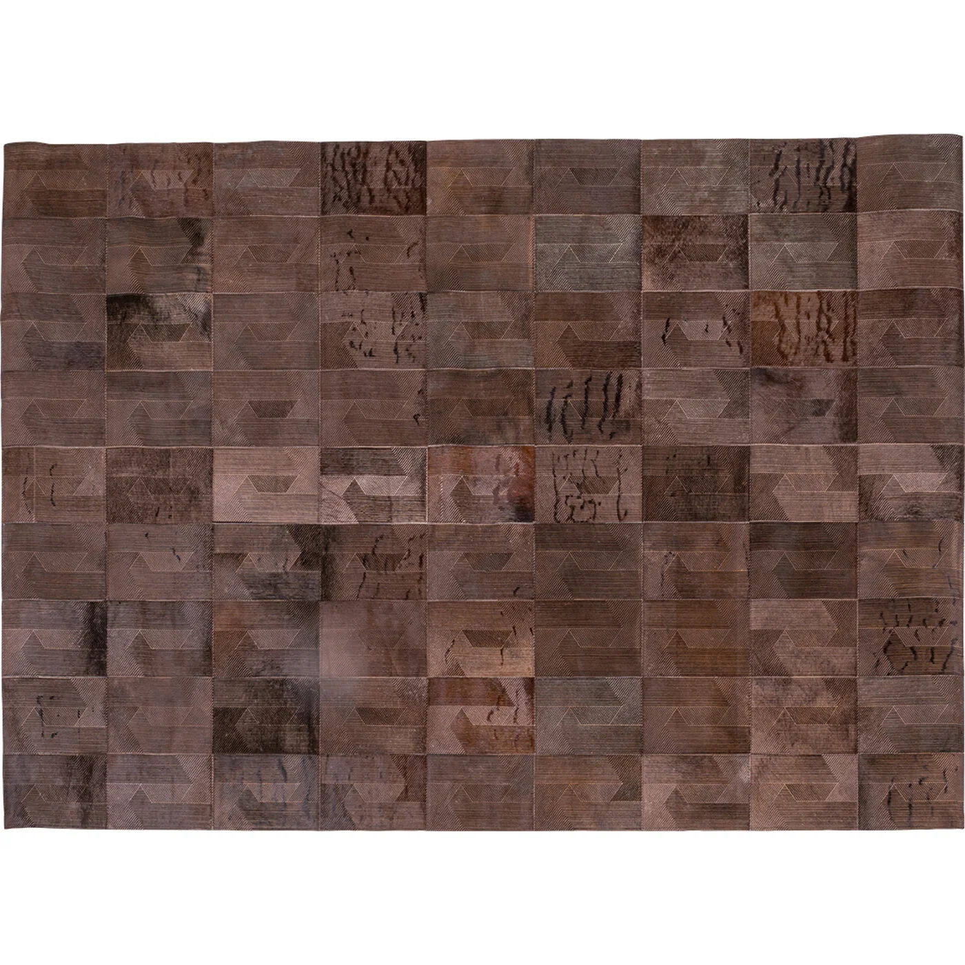 Teppich Streifenkunst 170 × 240 cm