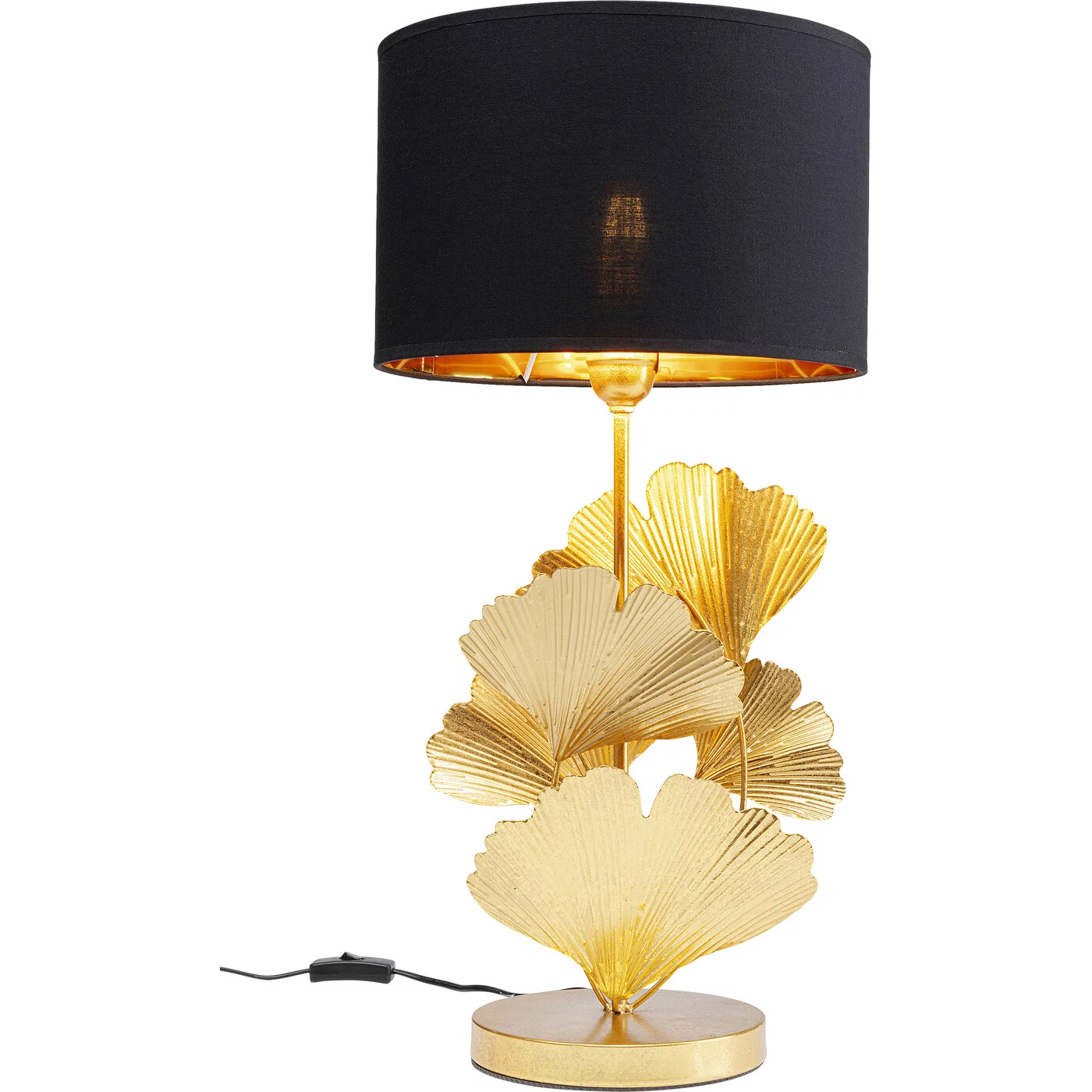Tischleuchte Blütenglanz Gold 62 cm
