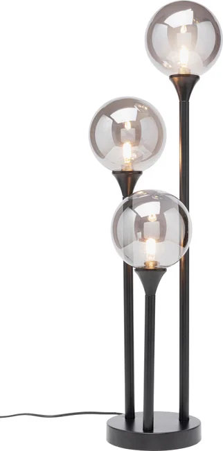 Tischleuchte Kugeltrio Schwarz 83 cm